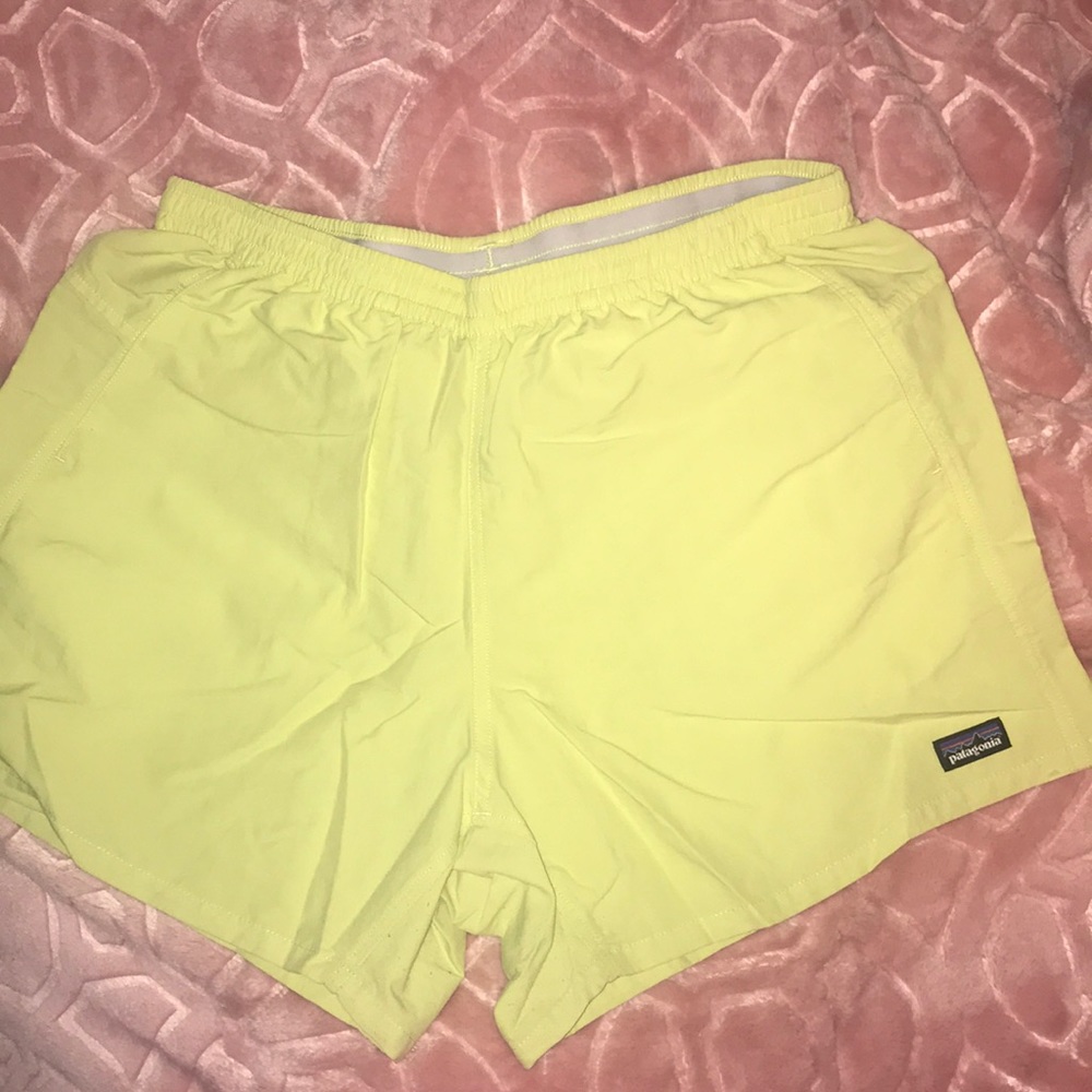 Yellow Patagonia 5” Baggies